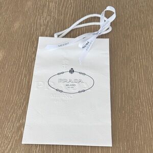 Prada bag with ribbon